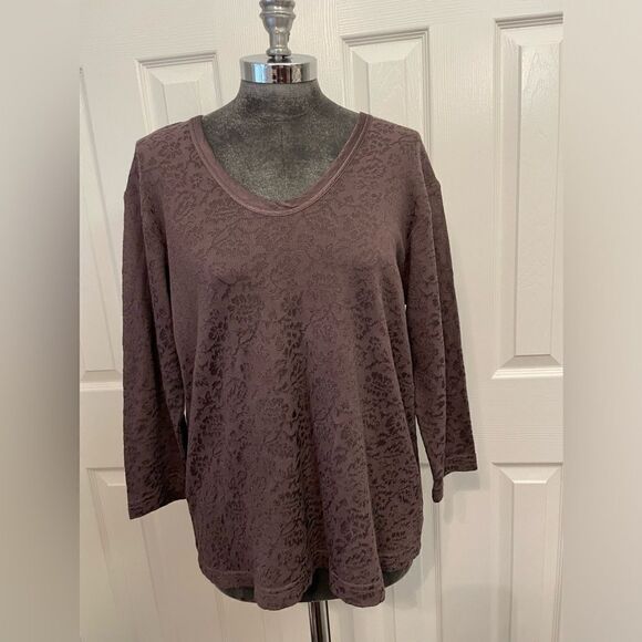 CP Shades Muted Purple Knit Blouse Size Medium - Picture 1 of 8